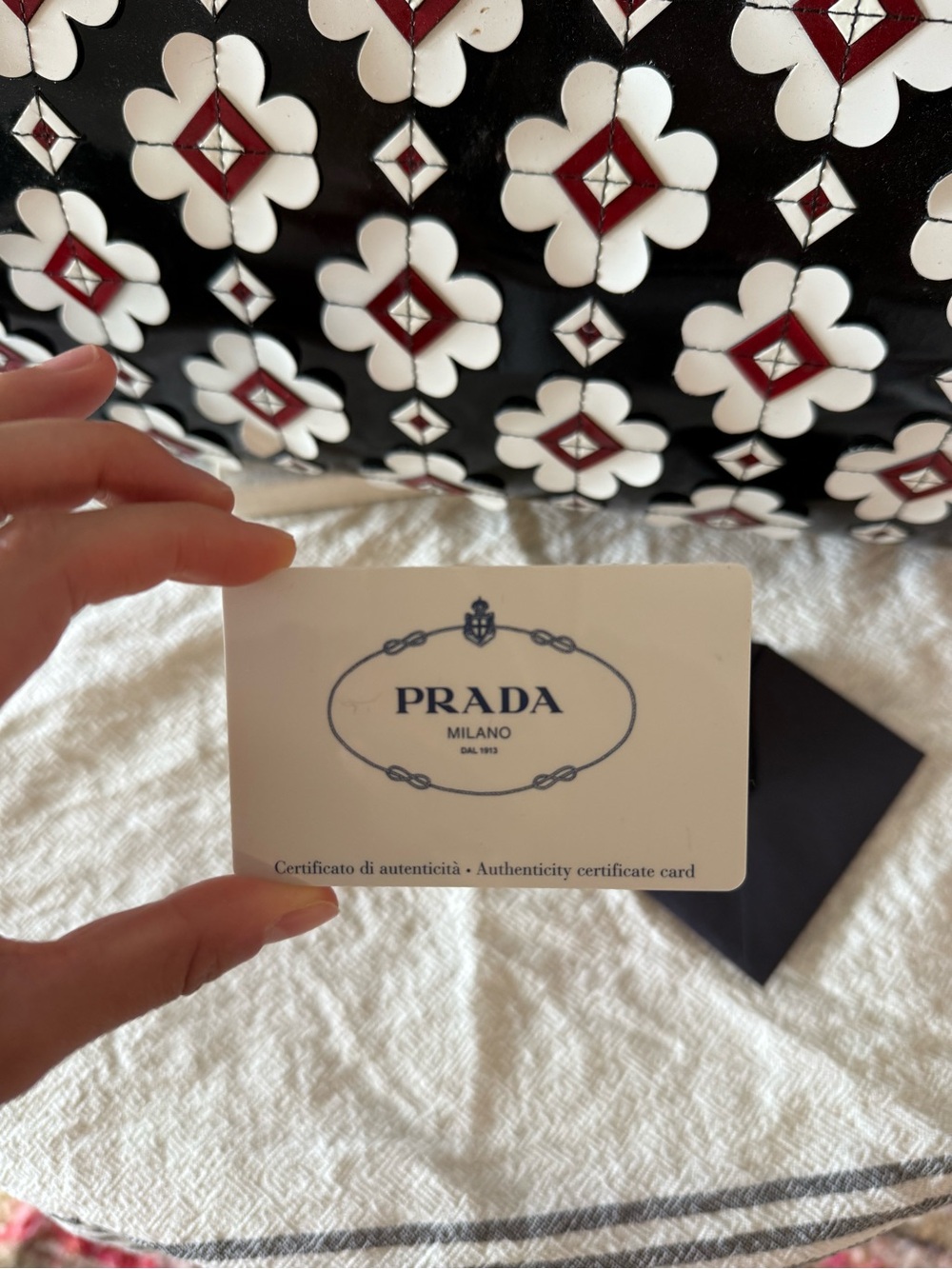 Prada Spazzolato Flower Applique Doctor Bag - Picture 3 of 4